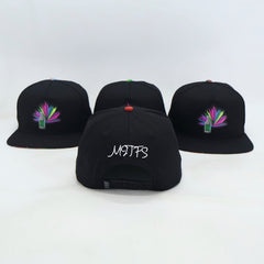 VBR Chihuahua Sotol black snapback cap rear view with adjustable closure and embroidered detail