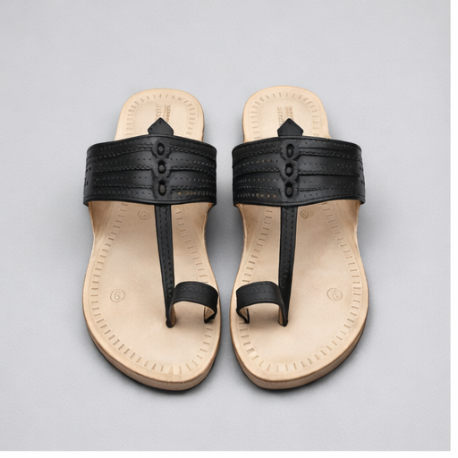 Veer Kolhapuri chappal for men by NIIRA, handcrafted vegan leather-alternative sandal